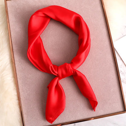 Satin Square Scarf – 17 Colors