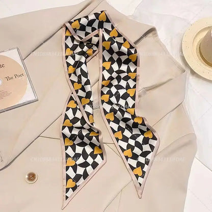 Silk Satin Scarf Bag Handle