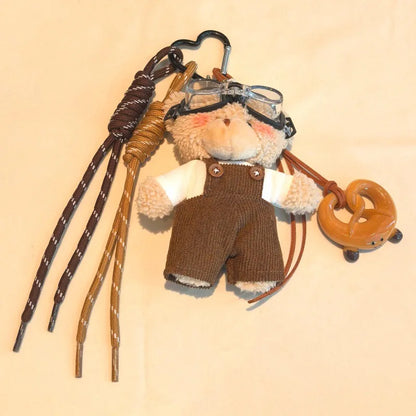 Plush Bear Bag Charm Keychain