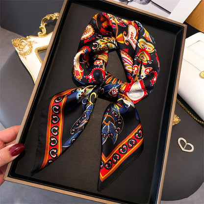 Paisley Print Square Scarf