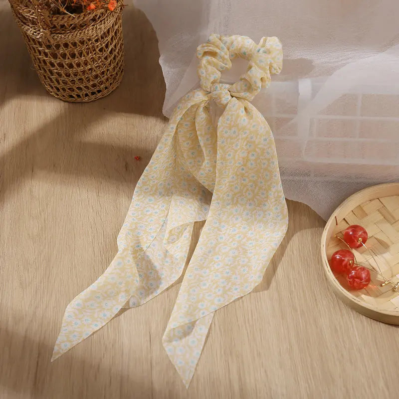 Floral Bow Satin Ribbon