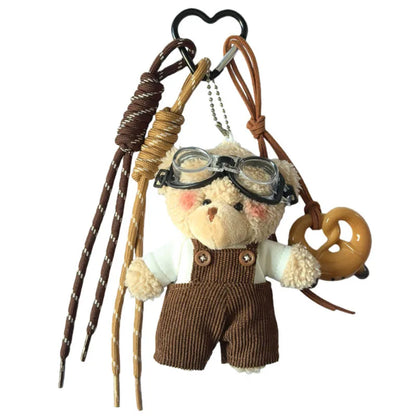 Plush Bear Bag Charm Keychain