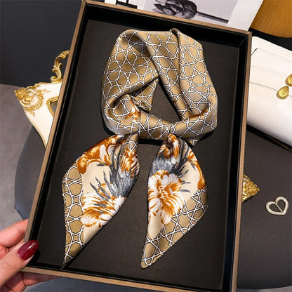 Paisley Print Square Scarf