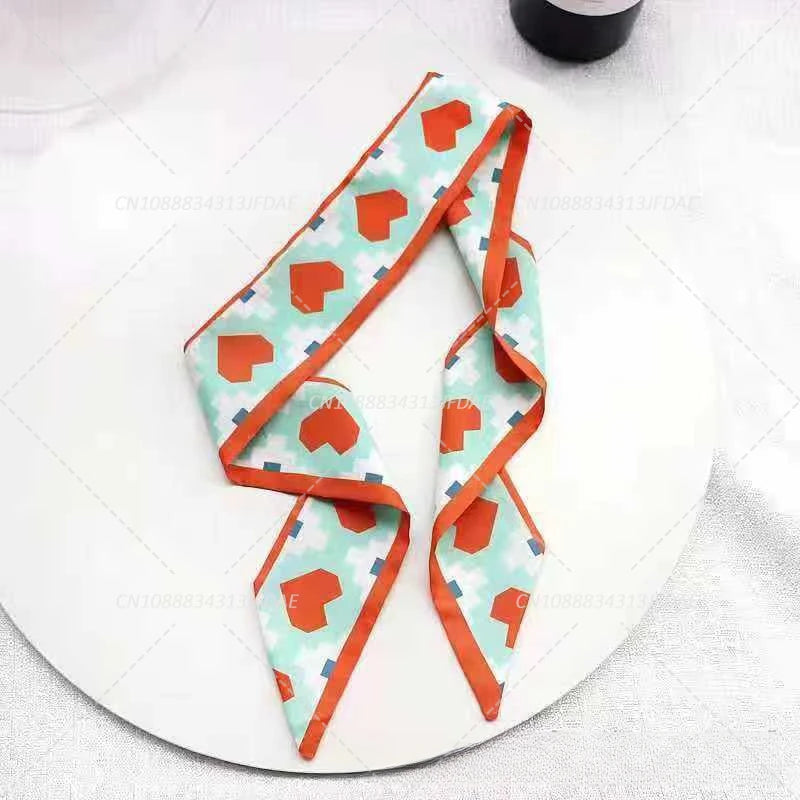 Silk Satin Scarf Bag Handle