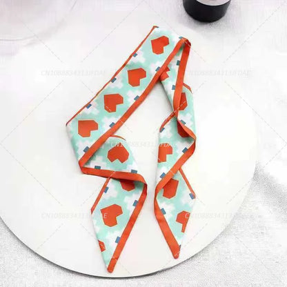 Silk Satin Scarf Bag Handle