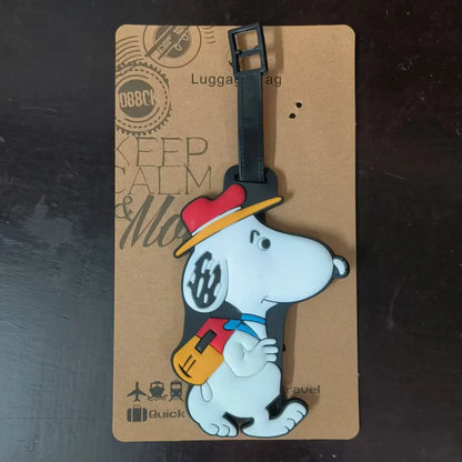 Snoopy Luggage Tag