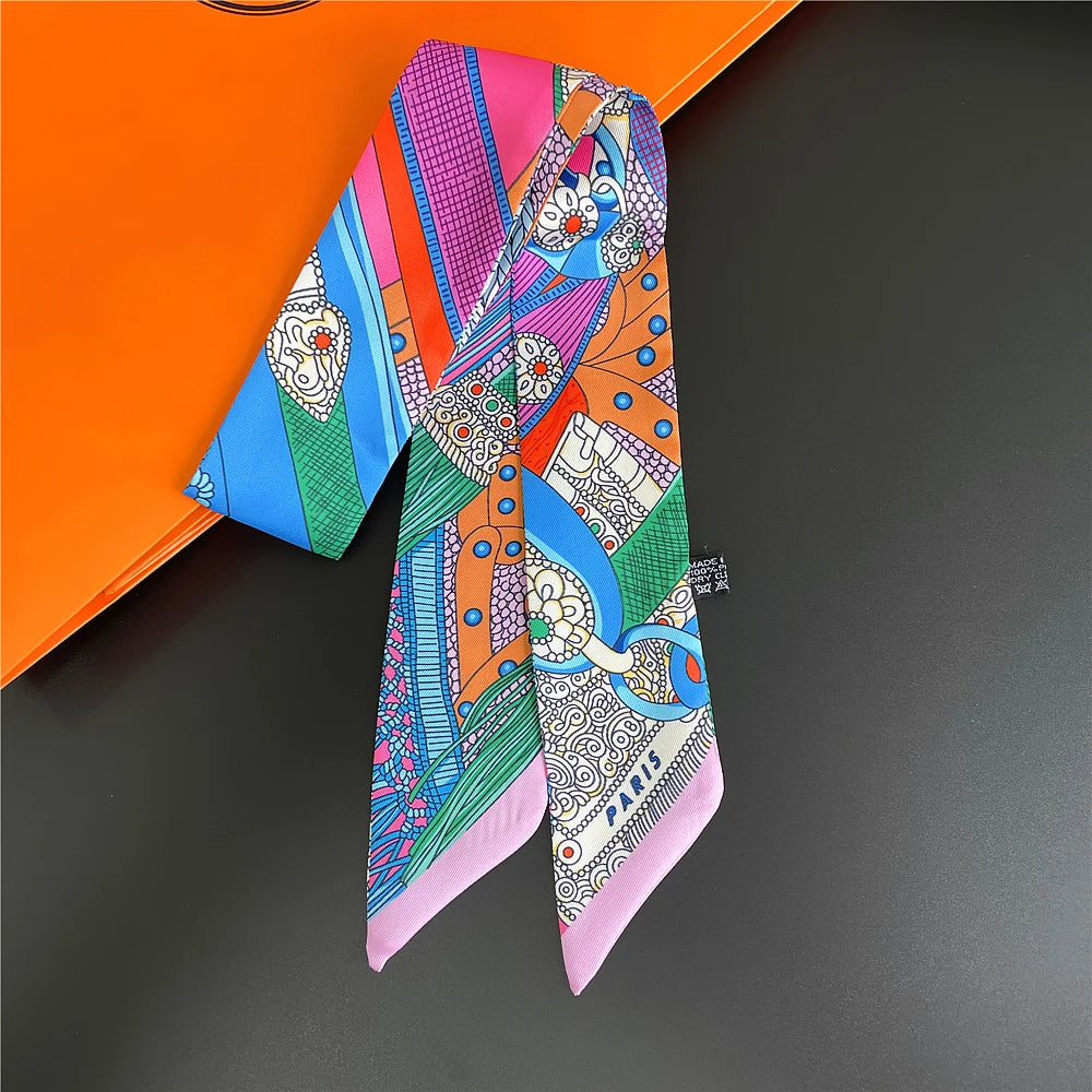 Twill Ribbon Purse Scarf Band