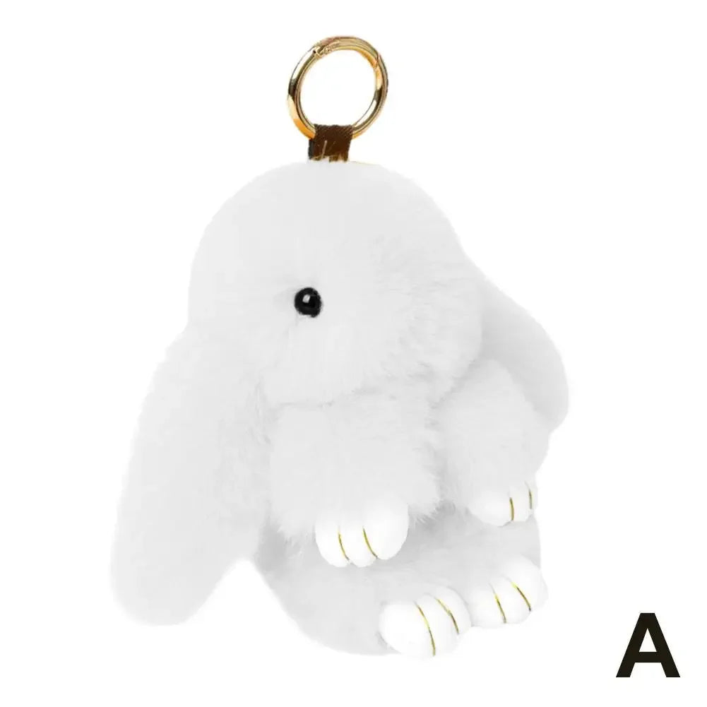 Long Ear Bunny Plush Keychain