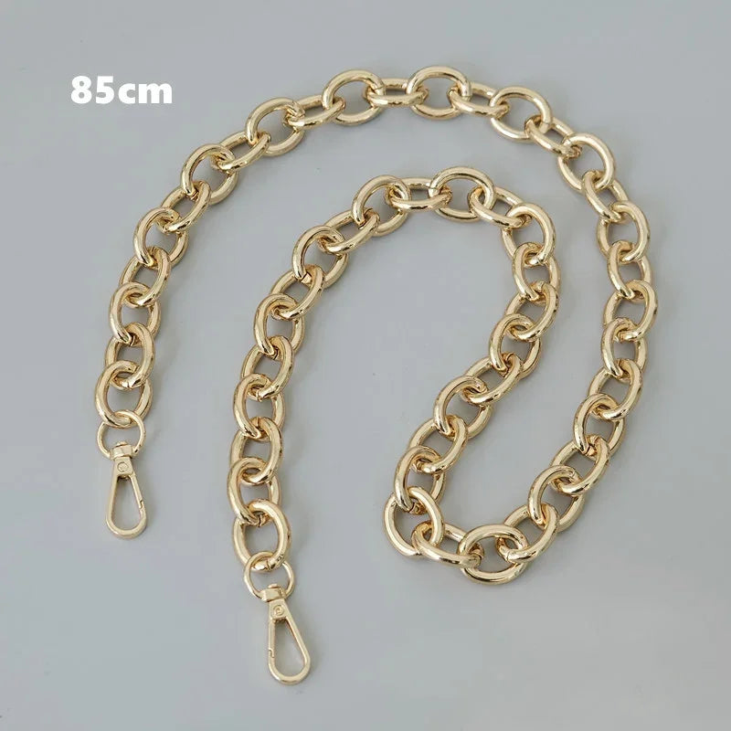Gold Metal Chain Bag Strap
