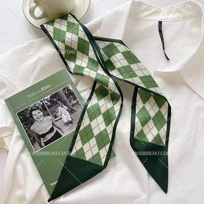 Silk Satin Scarf Bag Handle