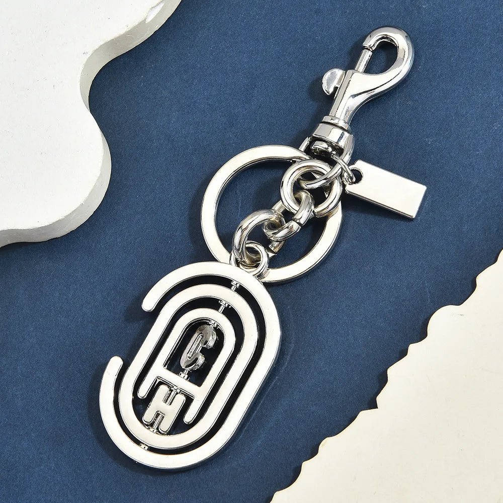 Spinning Initial Bag Charm