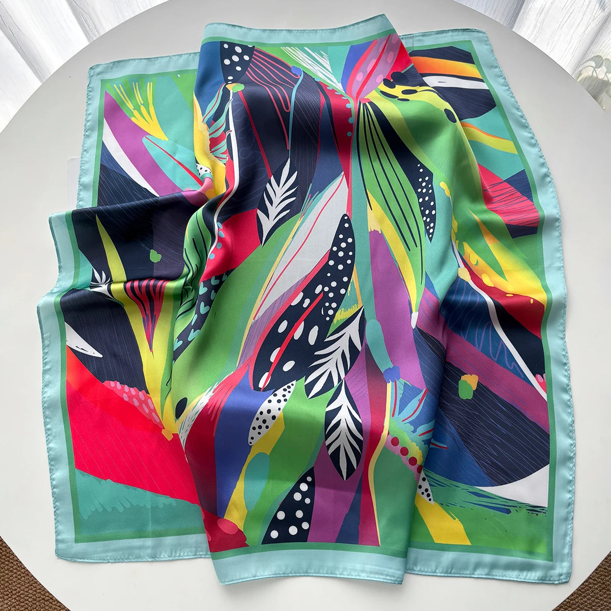 Satin Neckerchief Square Scarf
