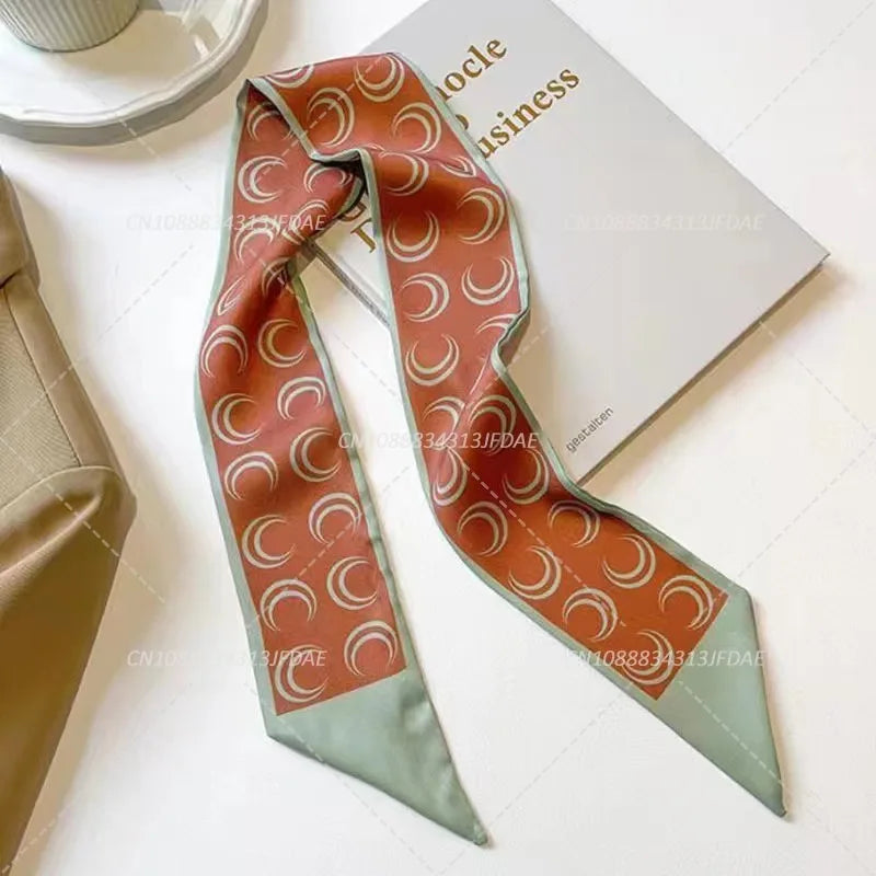 Silk Satin Scarf Bag Handle