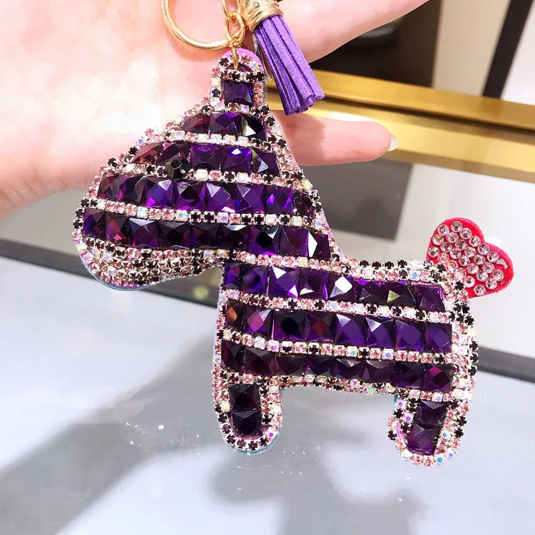 Diamond Pony Keychain