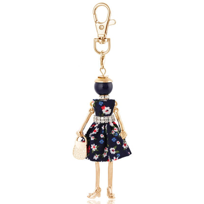 Handmade Fashion Doll Keychain