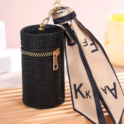 Rhinestone Lipstick Coin Purse