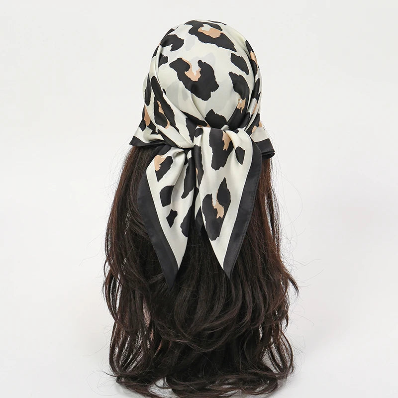Floral Square Silk Scarf
