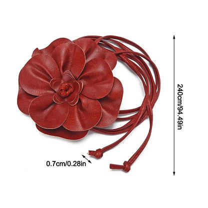 Floral Rope Waist Belt