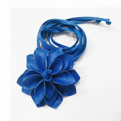 Floral Leather Waist Belt
