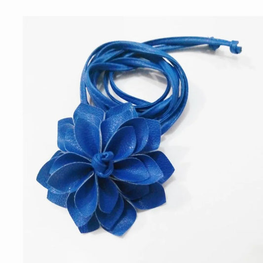Floral Leather Waist Belt
