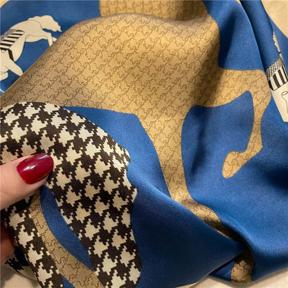 Luxury Print Square Scarf