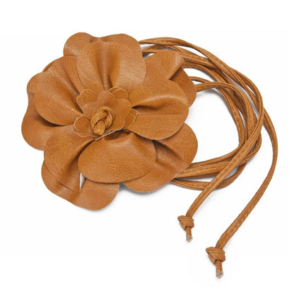 Floral Rope Waist Belt