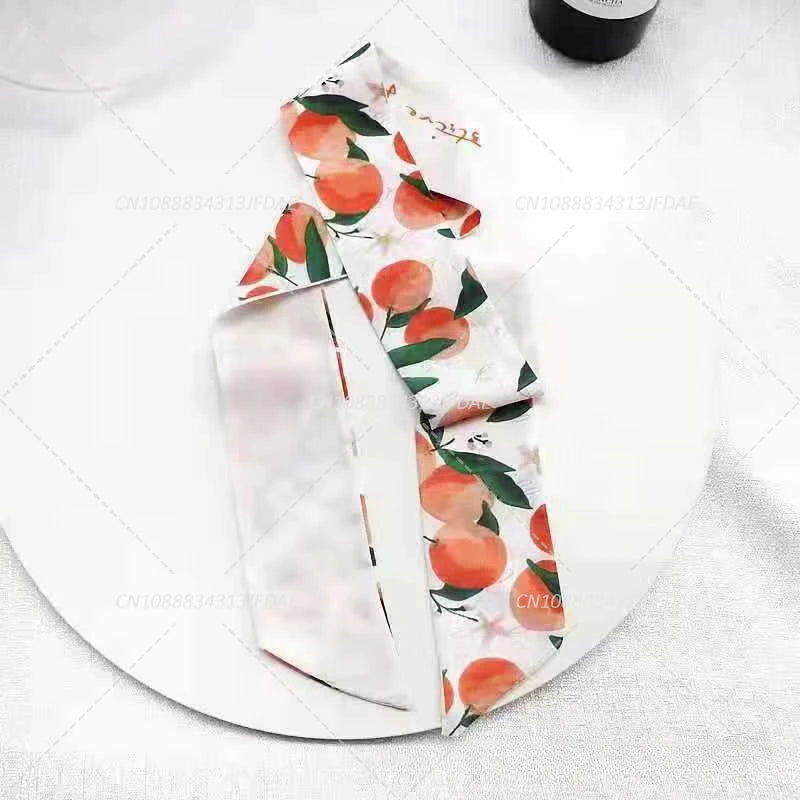 Silk Satin Scarf Bag Handle