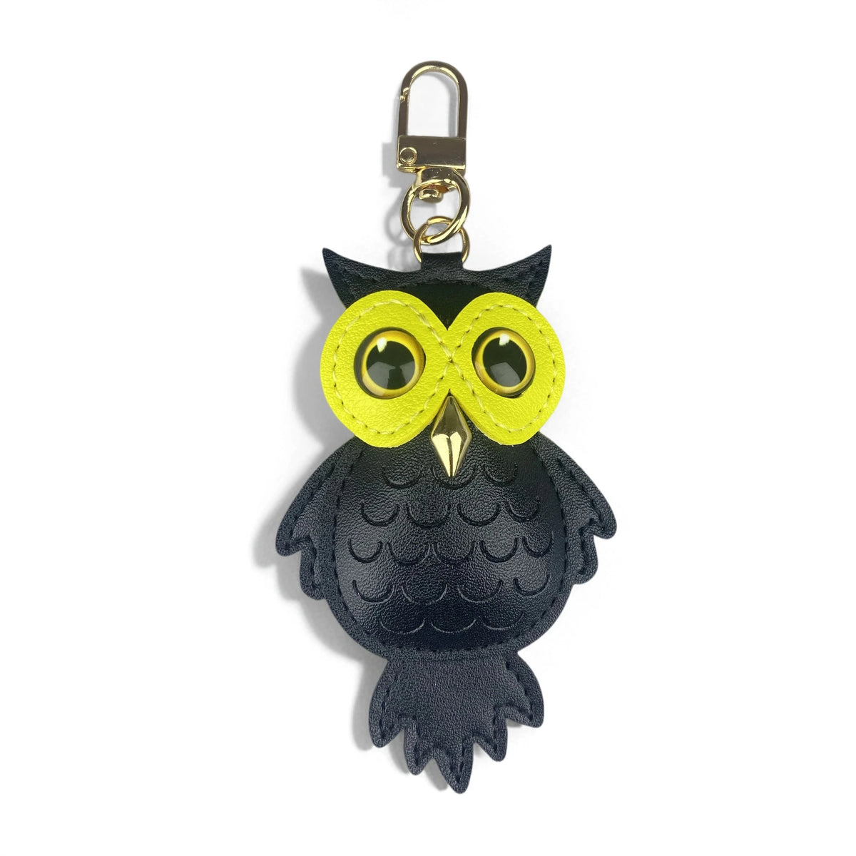 Two-Tone Owl Bag Charm & Keychain