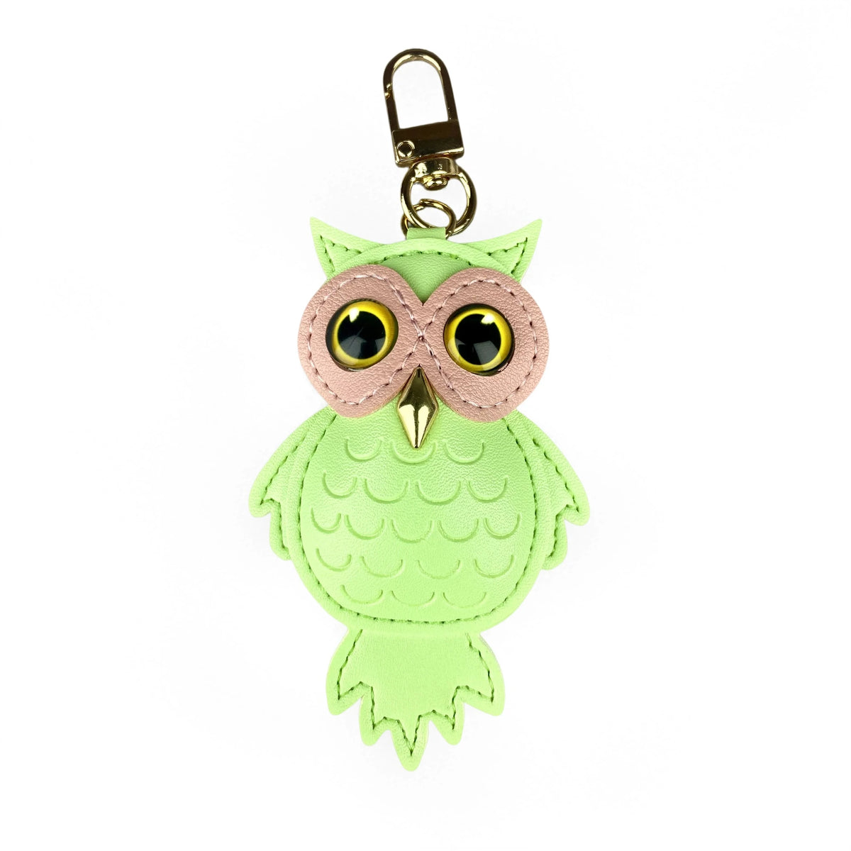Two-Tone Owl Bag Charm & Keychain