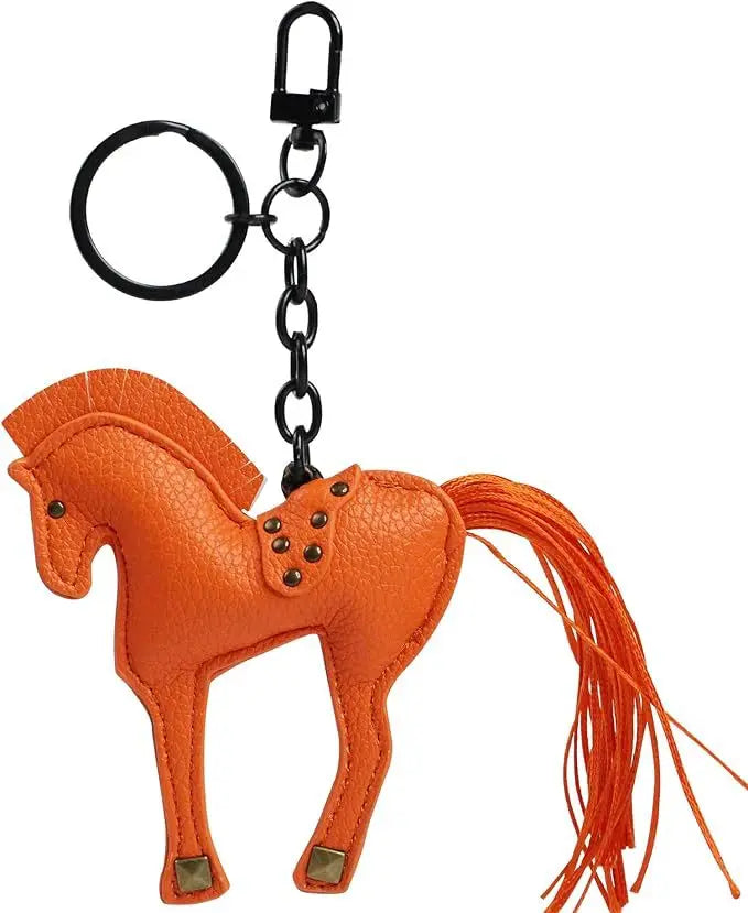 Leather Pony Bag Charm