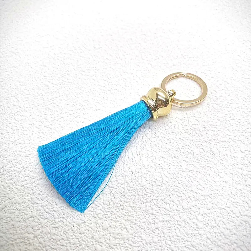 Silk Tassel Keychain — Colorful Bag & Car Charm