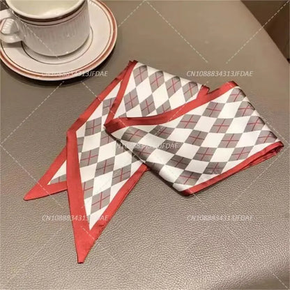 Silk Satin Scarf Bag Handle