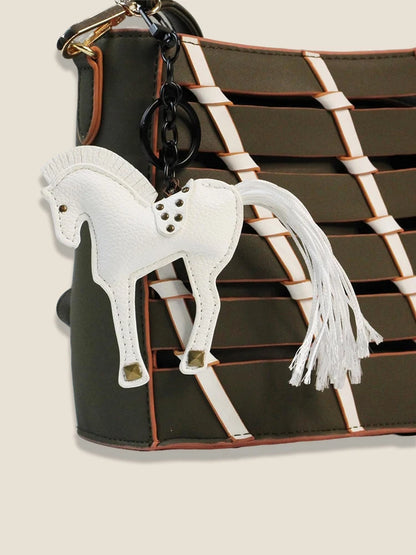Leather Pony Bag Charm