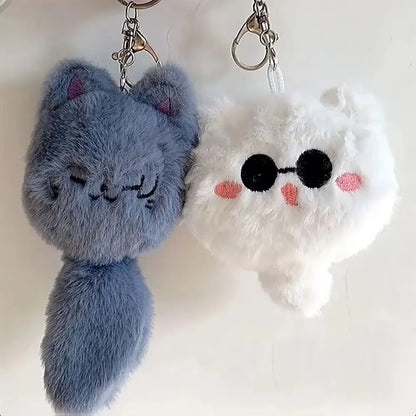 Anime Plush Charm Keychain
