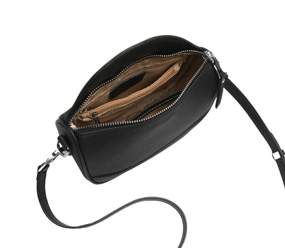 Genuine Leather Saddle Shoulder & Crossbody Bag