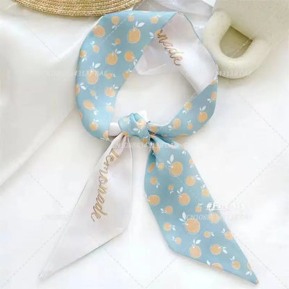 Silk Satin Scarf Bag Handle