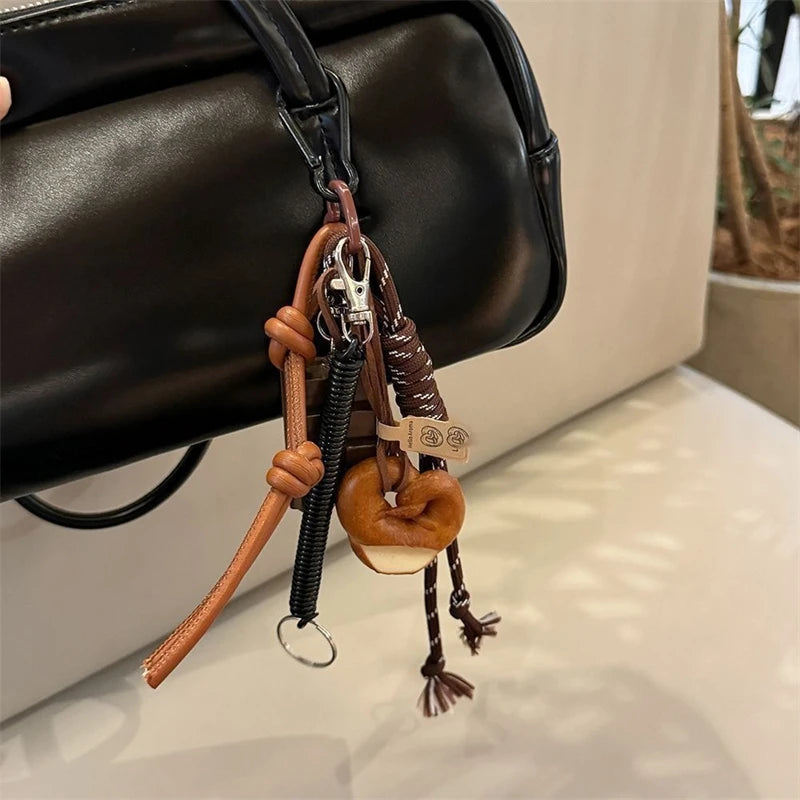 Bread Loaf Plush Keychain