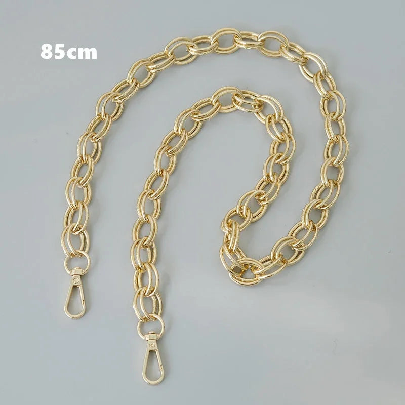 Gold Metal Chain Bag Strap