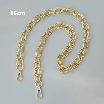 Gold Metal Chain Bag Strap