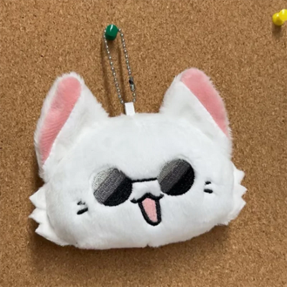 Anime Plush Charm Keychain