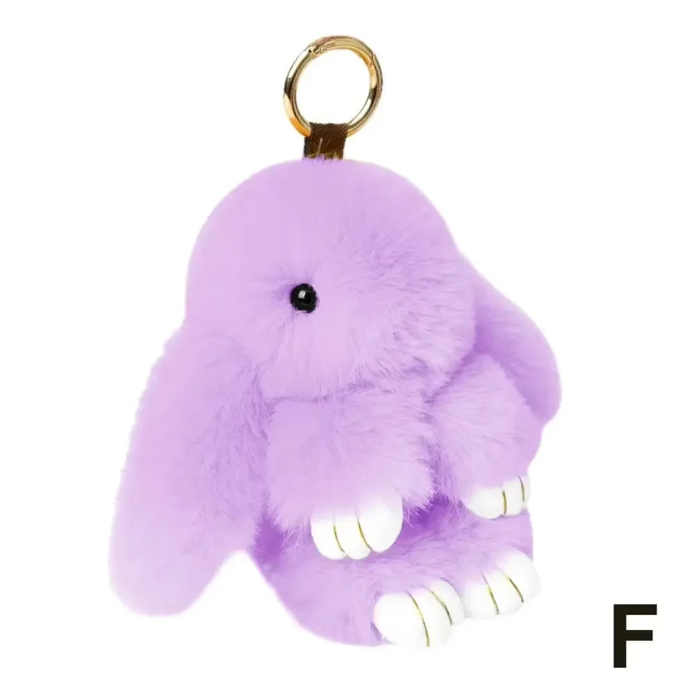 Long Ear Bunny Plush Keychain