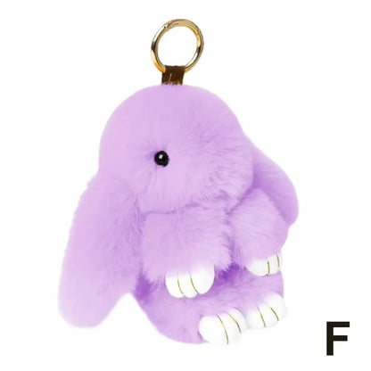 Long Ear Bunny Plush Keychain