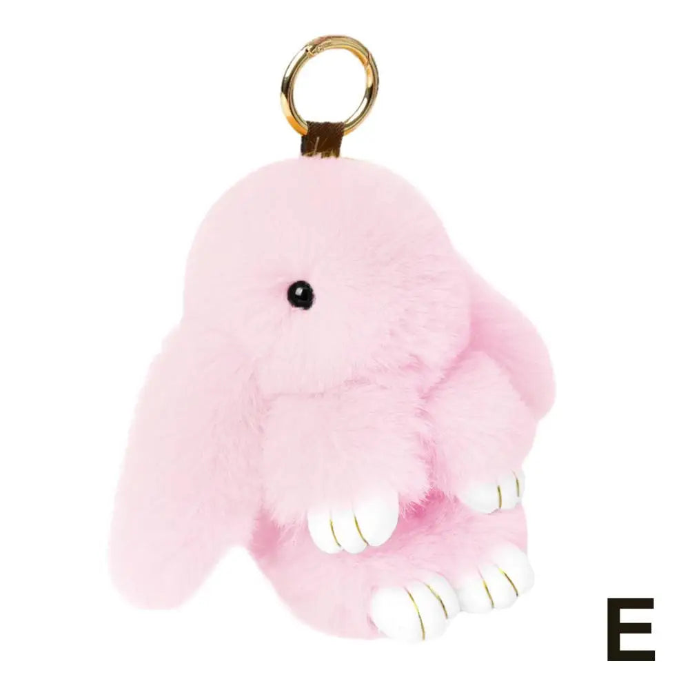 Long Ear Bunny Plush Keychain