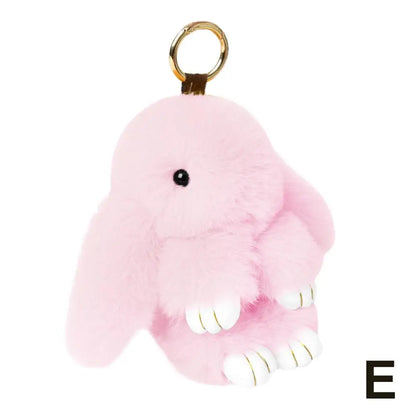 Long Ear Bunny Plush Keychain