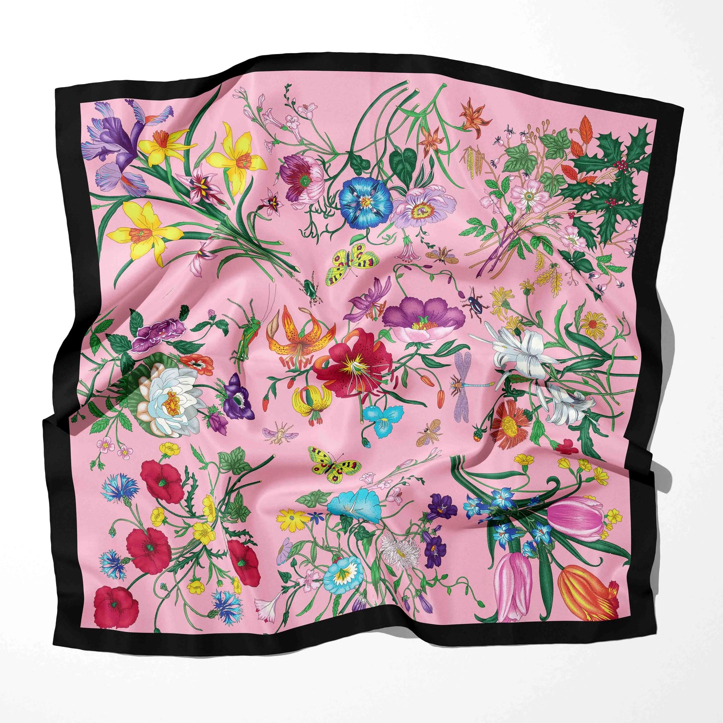 Designer Print Chiffon Square Scarf