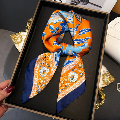 Paisley Print Square Scarf