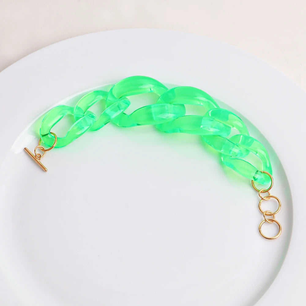Acrylic Chunky Chain Bag Strap For Mini Purses