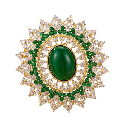 Pearl & Rhinestone Butterfly Brooch