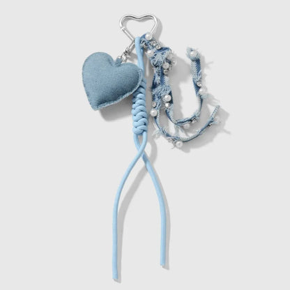 Heart Bag Charm Keychain