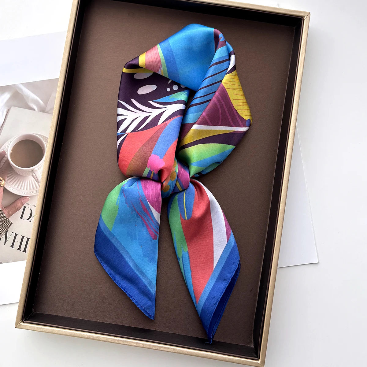 Satin Neckerchief Square Scarf